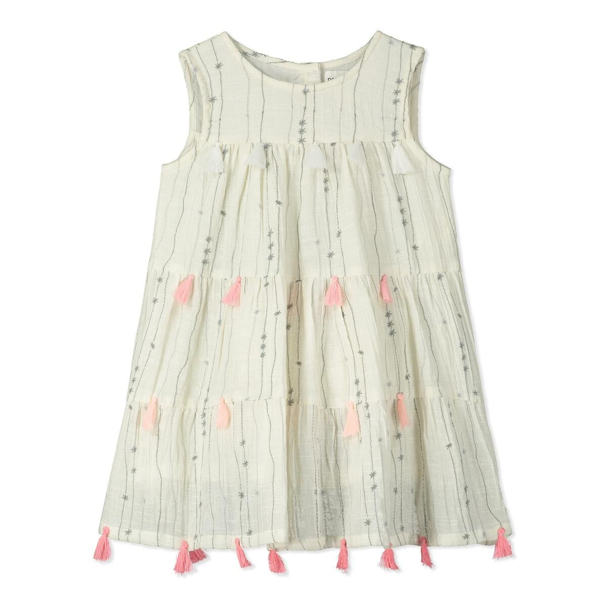 Sakura Print Tassel Dress - Twinkle Twinkle Little One
