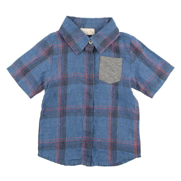 Jerry Button Up & Alex Short Set - Buffalo - Twinkle Twinkle Little One