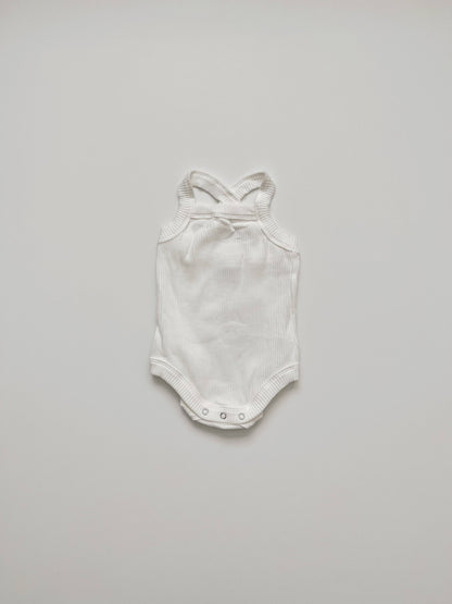 White Ribbed Tank Bodysuit - Twinkle Twinkle Little One