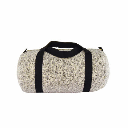 Cheetah Seersucker Medium Duffel - Twinkle Twinkle Little One