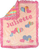 Personalized Appliqué Crib Blanket - Twinkle Twinkle Little One