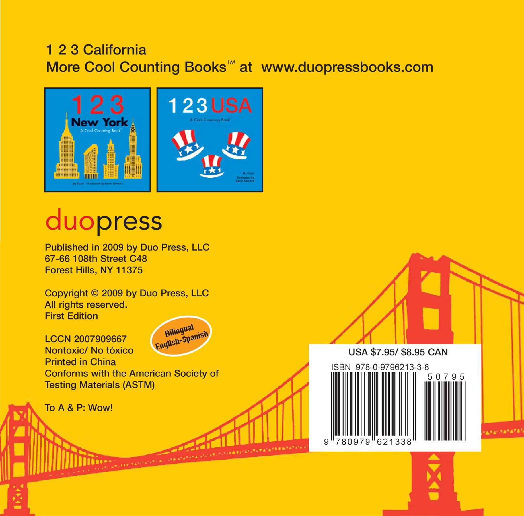 123 California (Cool Counting Books) Board book - Twinkle Twinkle Little One