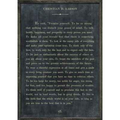 Christian Larson Art Piece - Twinkle Twinkle Little One