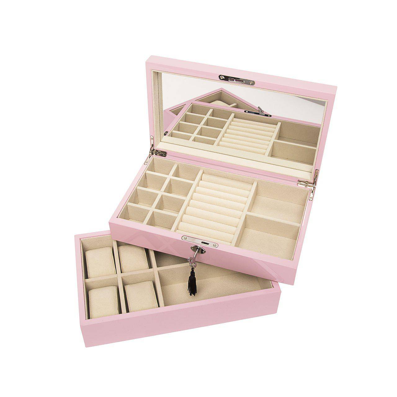 Rose Quartz Stackable High-Gloss Jewelry Box - Twinkle Twinkle Little One