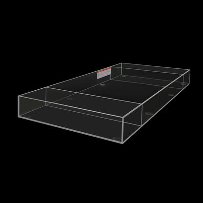 Acrylic Lucite Changing Tray With Side Compartments - Twinkle Twinkle Little One