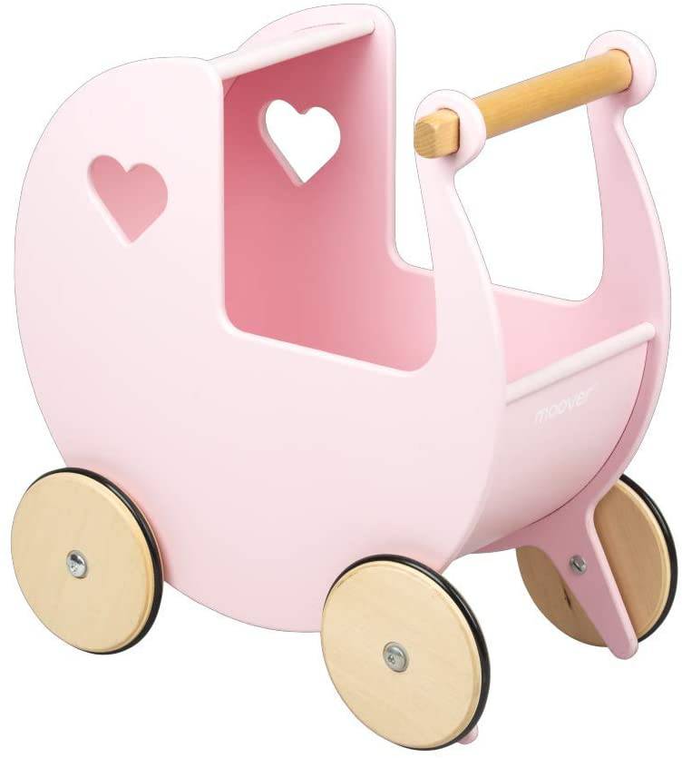 Traditional Dolls Stroller (Pram) - Light Pink - Twinkle Twinkle Little One