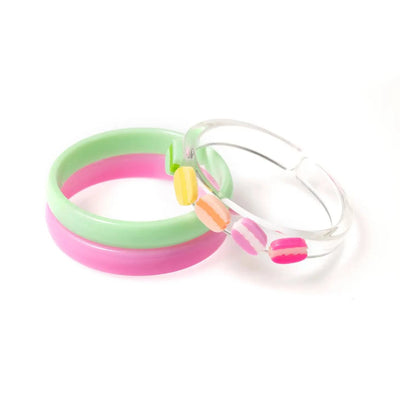 Multi Colorful Macaron Bangles (Set of 3) - Twinkle Twinkle Little One