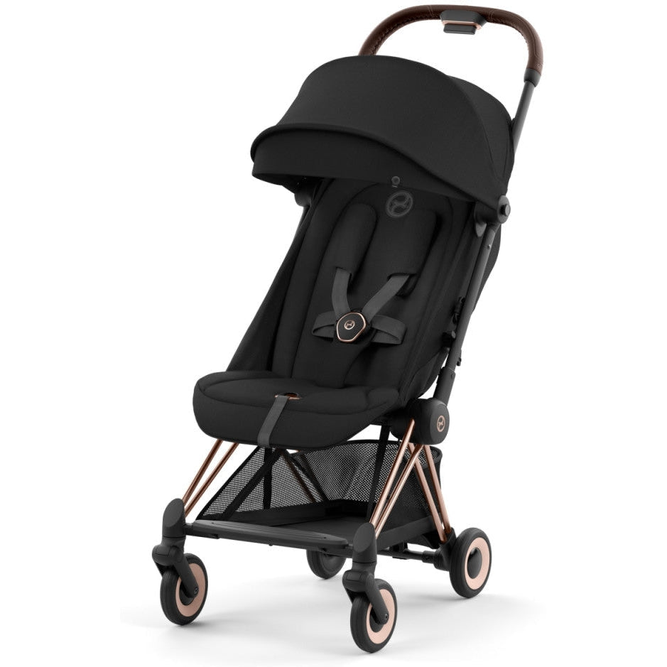  CYBEX Beezy 2 Compact and Lightweight Travel Stroller -  Compatible with CYBEX Car Seats, Moon Black : Baby
