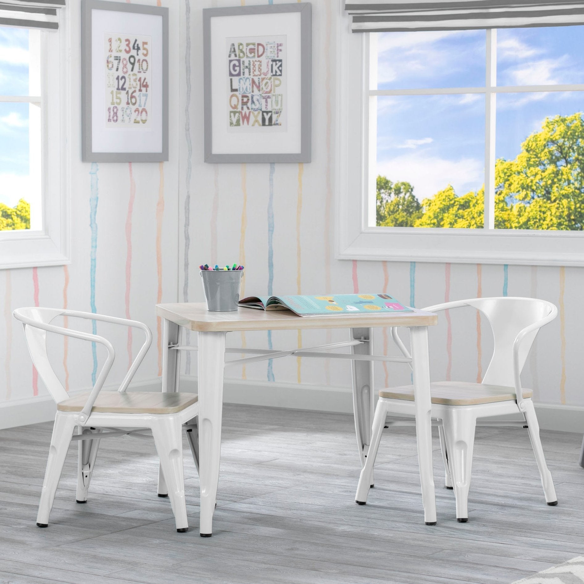 Kids bistro best sale table and chairs