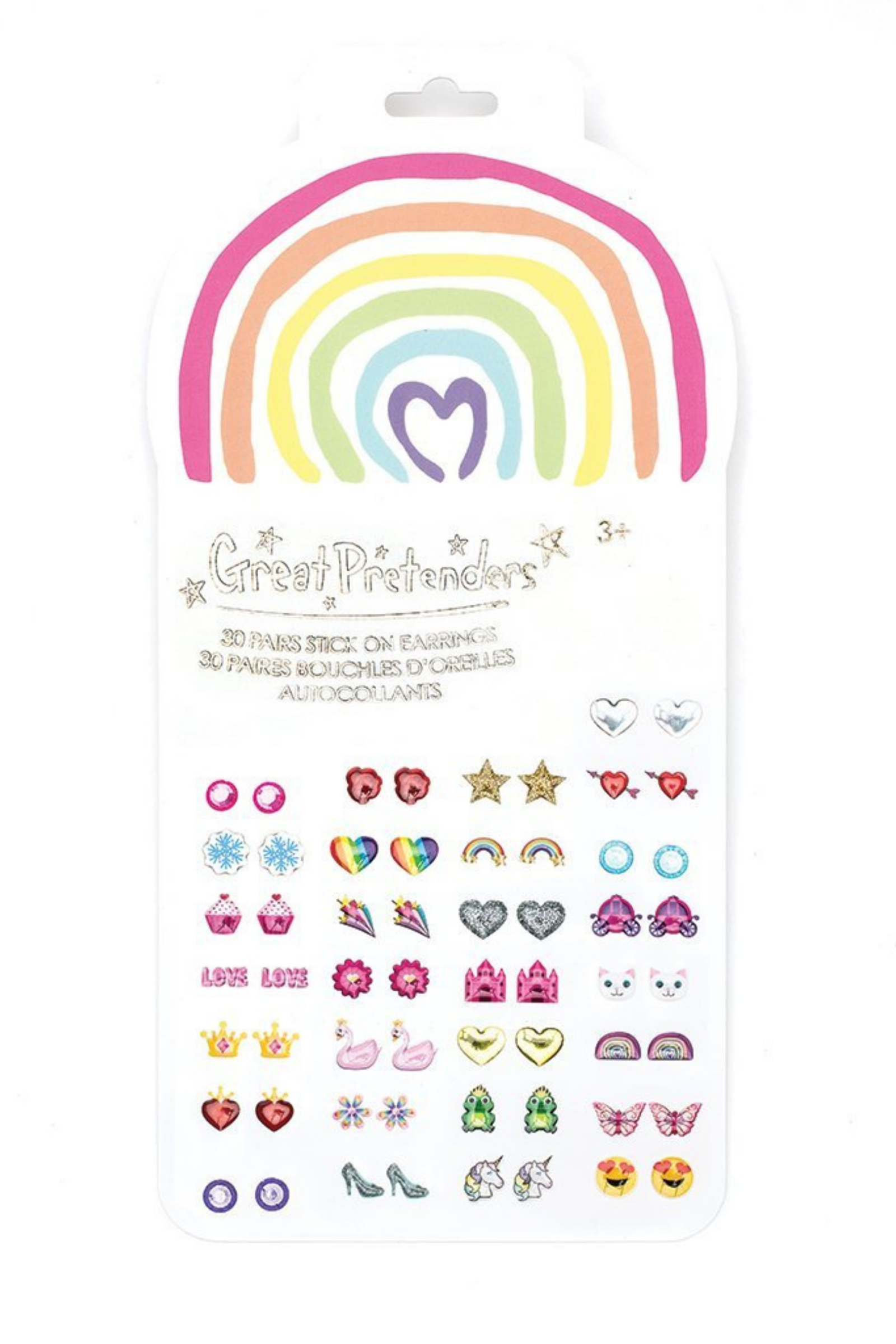 Rainbow Love Sticker Earrings - Twinkle Twinkle Little One