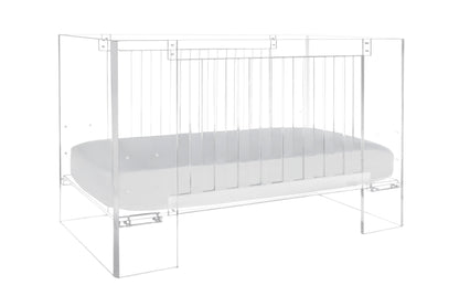 Nursery Works Vetro Crib in Clear Acrylic - Twinkle Twinkle Little One