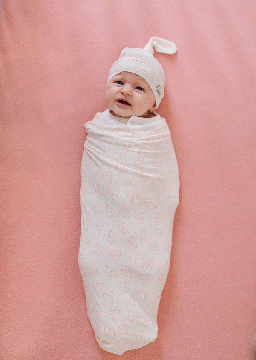 Newborn Top Knot Hat- Lola