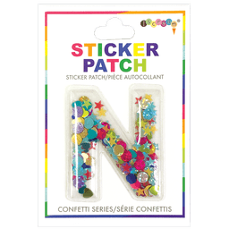 Initial Confetti Sticker Patch - Twinkle Twinkle Little One