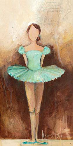 Green Belle of the Ballet Canvas Reproduction