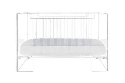 Nursery Works Vetro Crib in Clear Acrylic - Twinkle Twinkle Little One