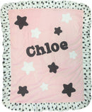 Personalized Appliqué Crib Blanket - Twinkle Twinkle Little One
