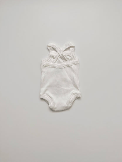 White Ribbed Tank Bodysuit - Twinkle Twinkle Little One
