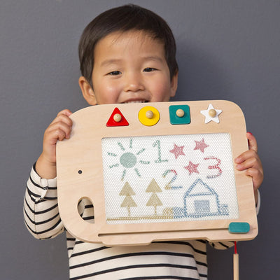 Wooden Elephant Magic Drawing Board - Twinkle Twinkle Little One
