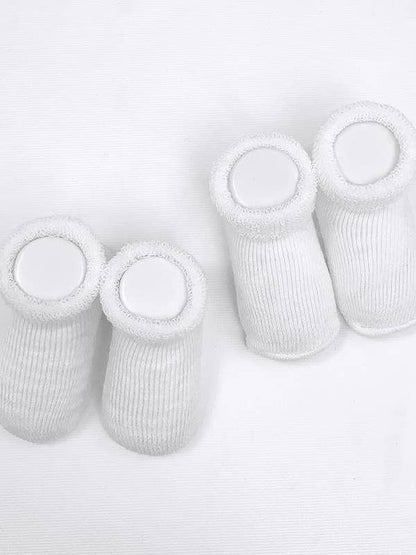 Terry Baby Socks - Two Pair Set - Twinkle Twinkle Little One