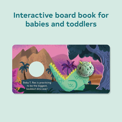 Baby T Rex Finger Puppet Book - Twinkle Twinkle Little One