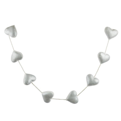 Silver Hearts Garland - Twinkle Twinkle Little One