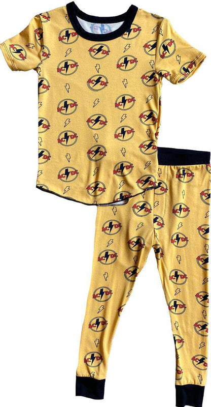 AC/DC Short Sleeve Base Layer Set - Twinkle Twinkle Little One