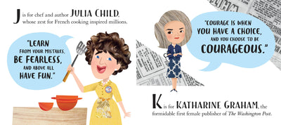 A is for Awesome Book! 23 Iconic Women Who Changed the World - Twinkle Twinkle Little One