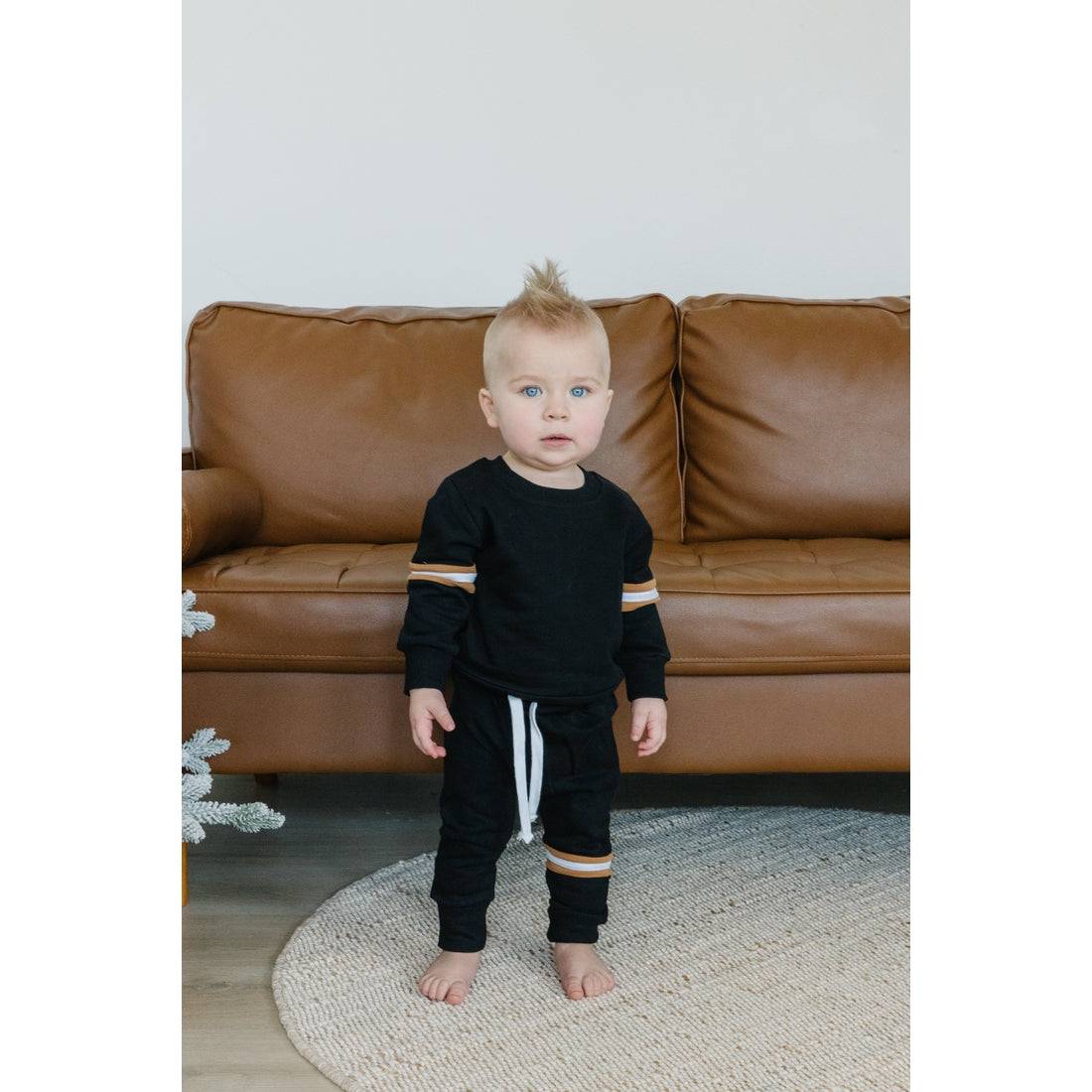 Arlo Jogger Set - Black - Twinkle Twinkle Little One