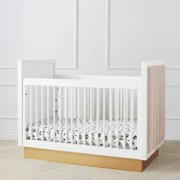 Astoria Crib with Upholstered Fabric or Acrylic Sides - Twinkle Twinkle Little One