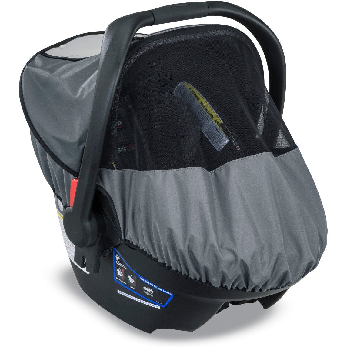 Britax B-Covered All-Weather Infant Car Seat Cover with UP 50+ - 0