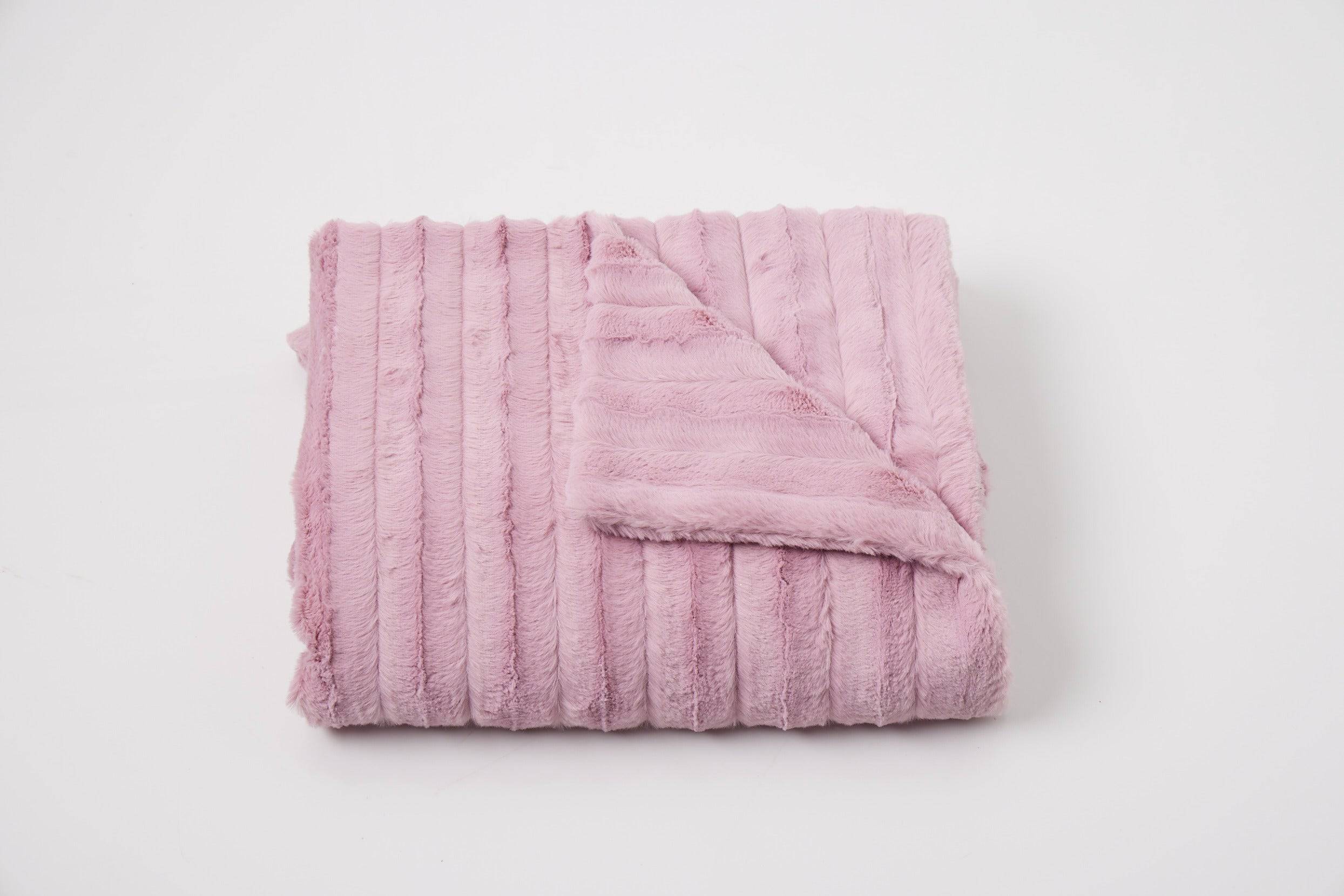 Primrose Channel Faux Fur Crib Blanket - Twinkle Twinkle Little One