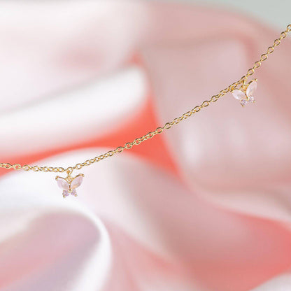 Baby Pink Mari Choker - Gold - Twinkle Twinkle Little One