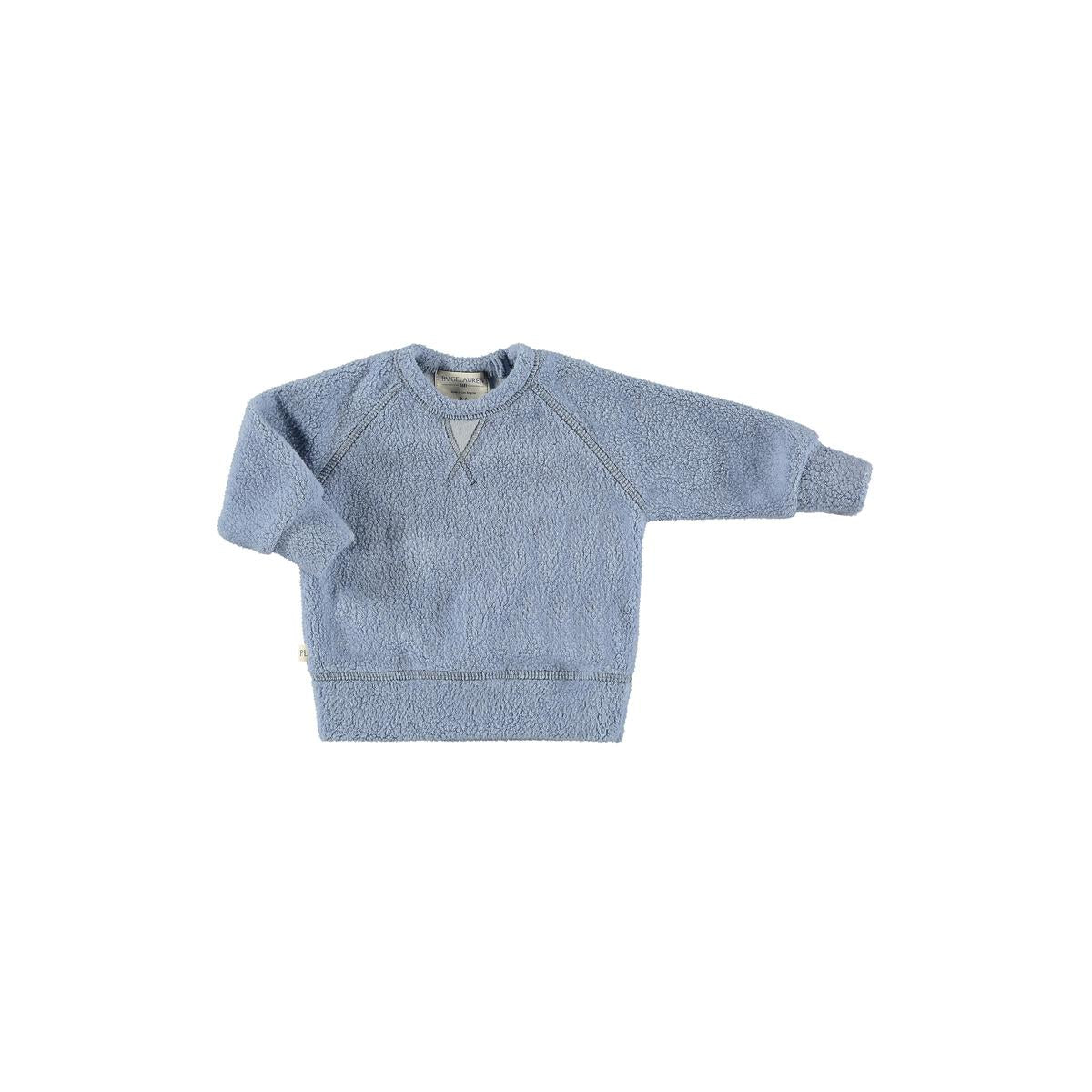 Blue Sherpa Raglan Loungewear Set - Twinkle Twinkle Little One