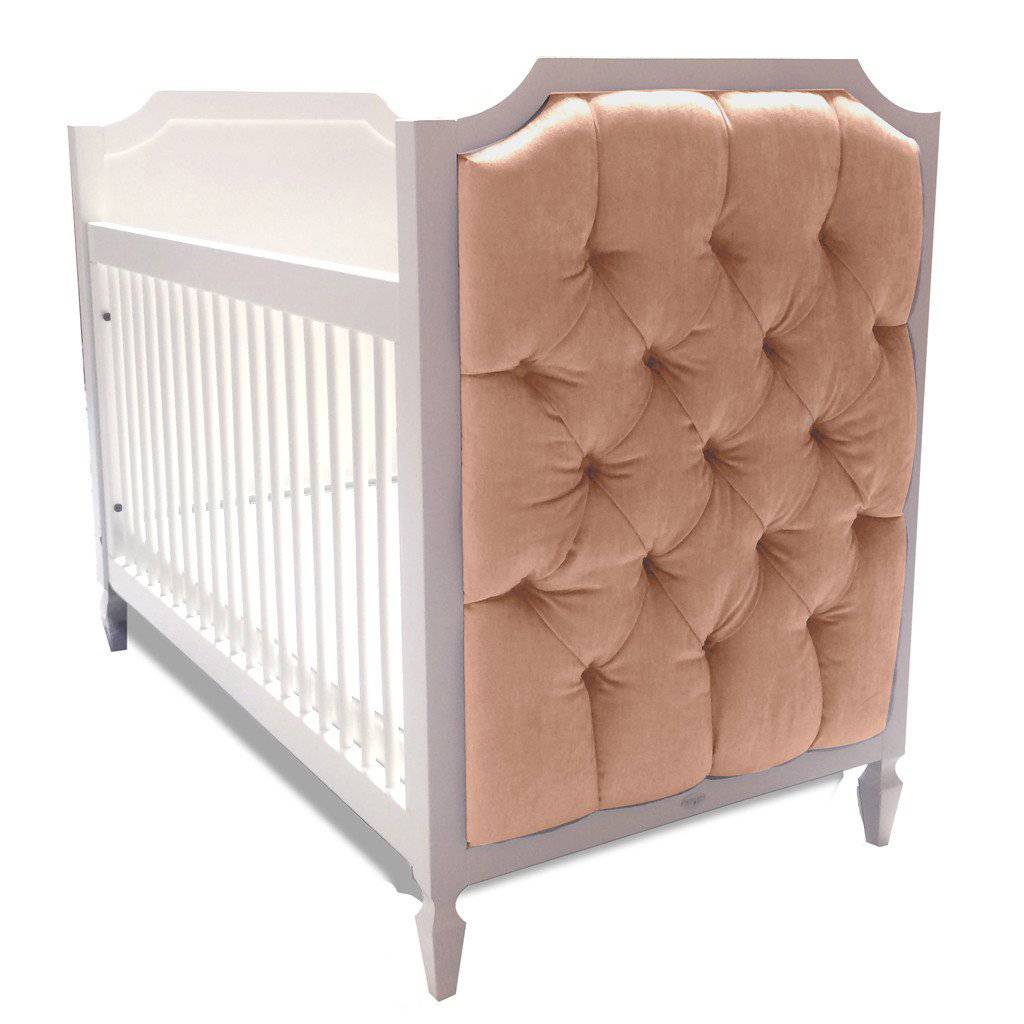 Beverly Crib with Tufted Panels - Twinkle Twinkle Little One