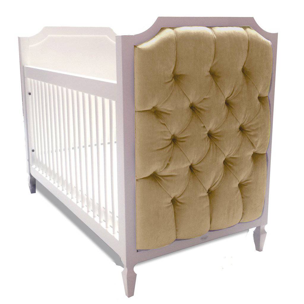 Beverly Crib with Tufted Panels - Twinkle Twinkle Little One