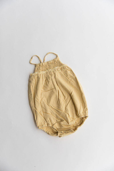 Bubble Romper - Dusty Yellow - Twinkle Twinkle Little One