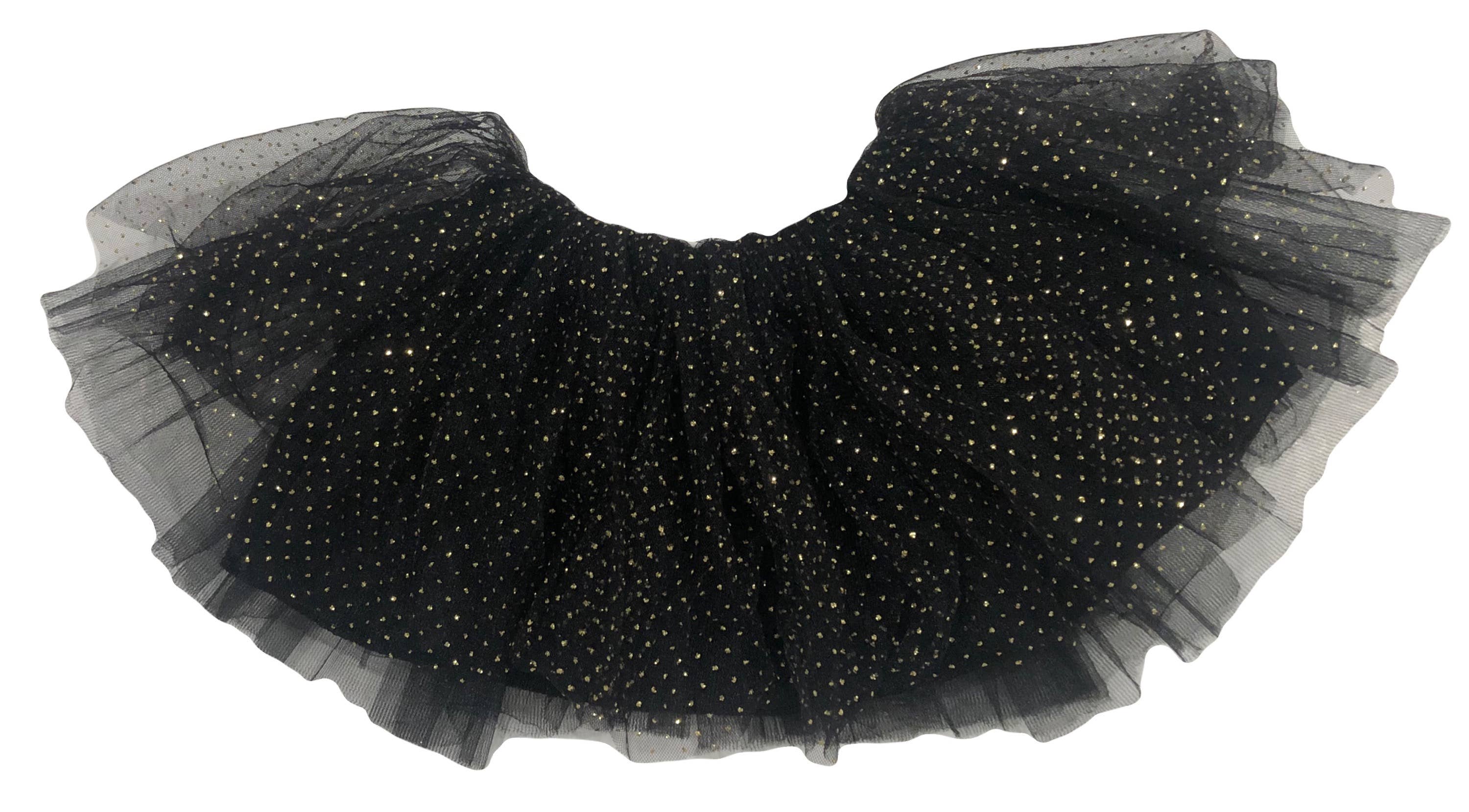 Black & Gold Petite Dot Tutu - Twinkle Twinkle Little One