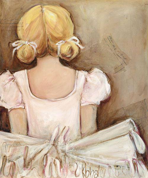 Beautiful Ballerina Blonde - Canvas Reproduction
