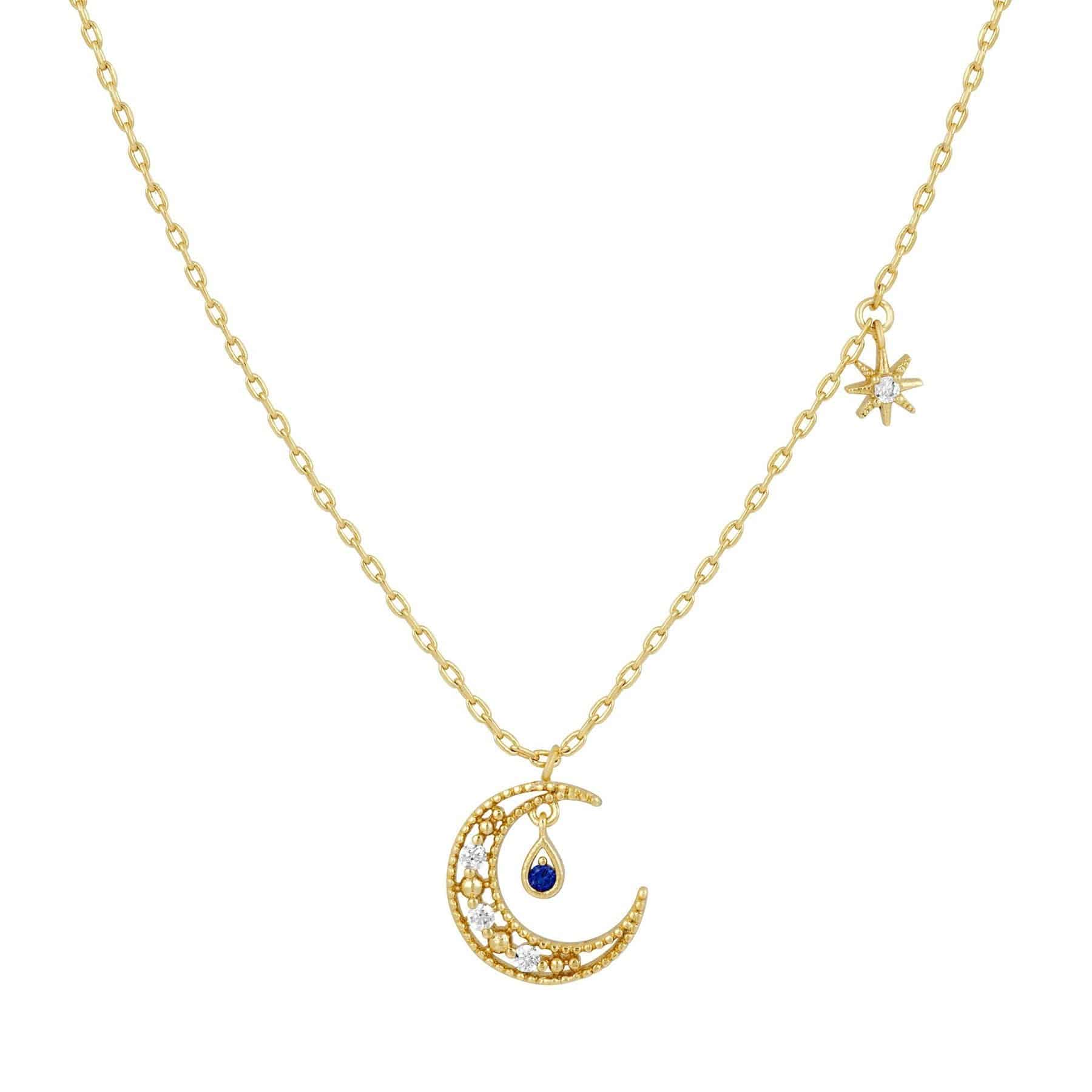Blue Moon Necklace - Gold - Twinkle Twinkle Little One