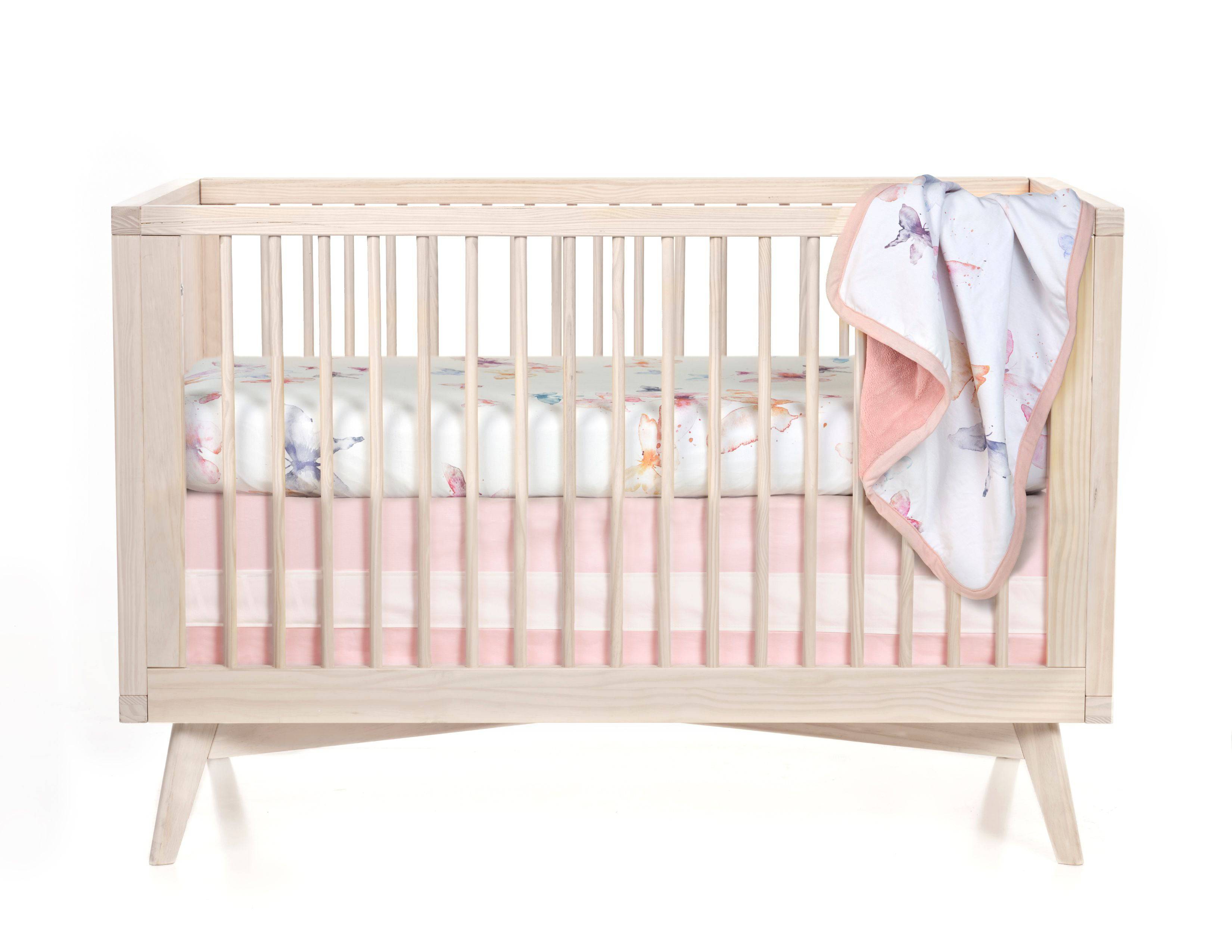 Butterfly Jersey Crib Sheet - Twinkle Twinkle Little One