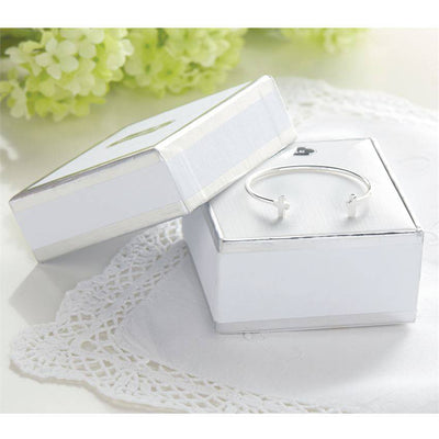 Sterling Silver Cross Bracelet - Twinkle Twinkle Little One