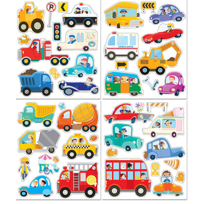 Cars & Trucks Sticker Activity Tote - Twinkle Twinkle Little One