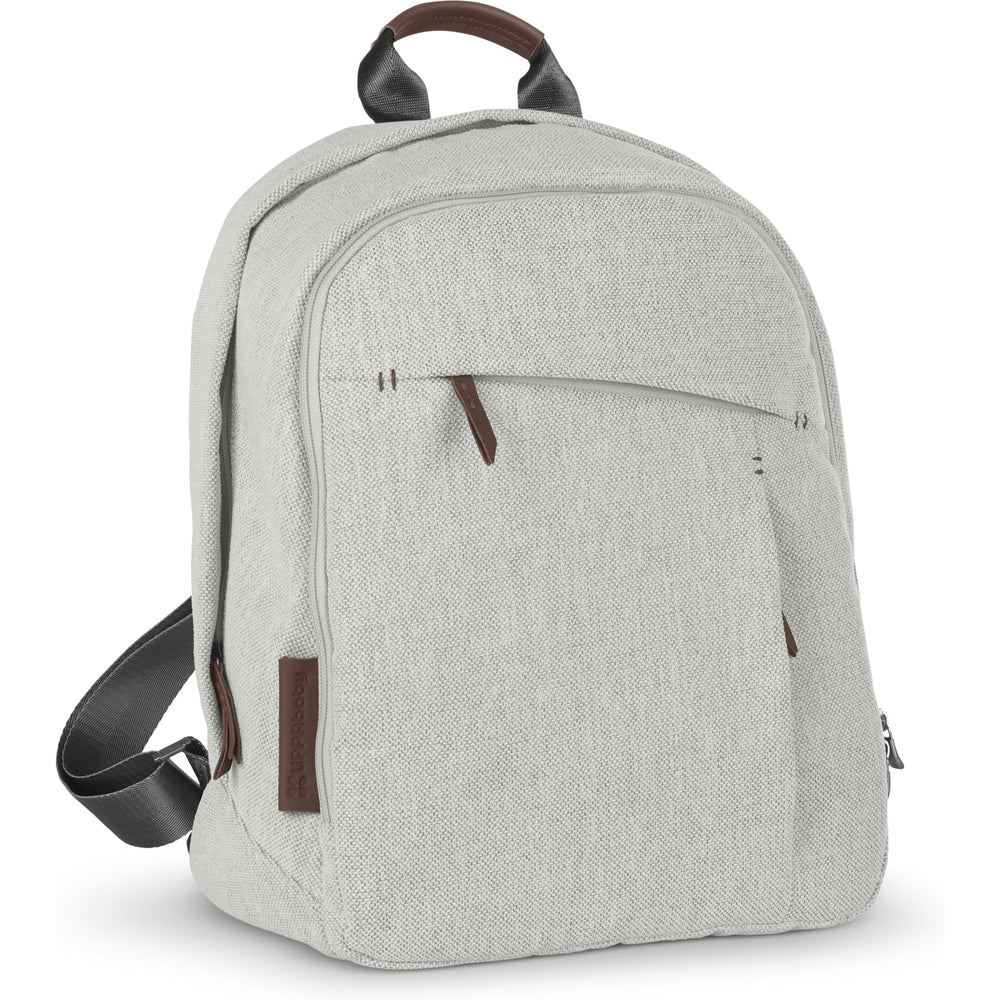 Buy anthony-white-grey-chenille-chestnut-leather UPPAbaby Changing Backpack