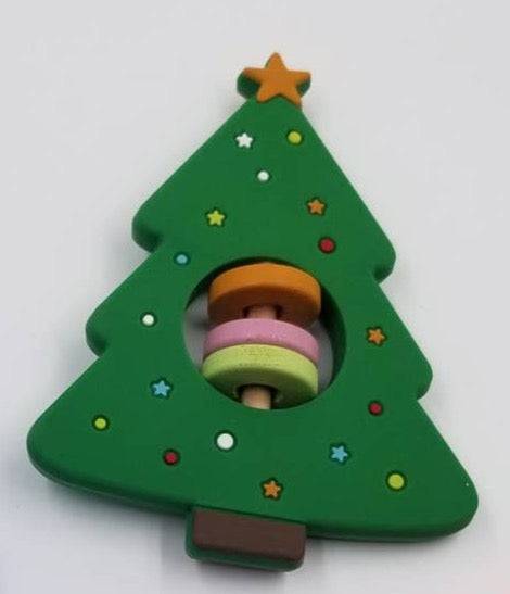 Christmas Tree Teething Rattle - Twinkle Twinkle Little One