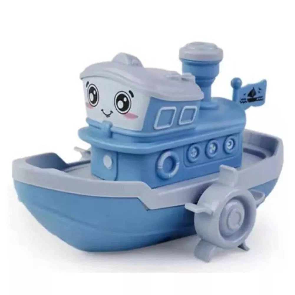 Bath Toys Floating Boat Train with Silicone Bath Toys, 9Pcs Mold