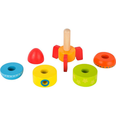 Colorful Stacking Rocket - Twinkle Twinkle Little One
