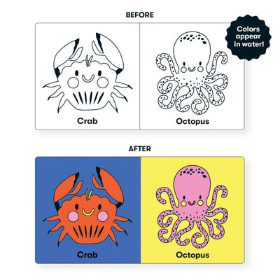 Color the Ocean Color Magic Bath Book - Twinkle Twinkle Little One
