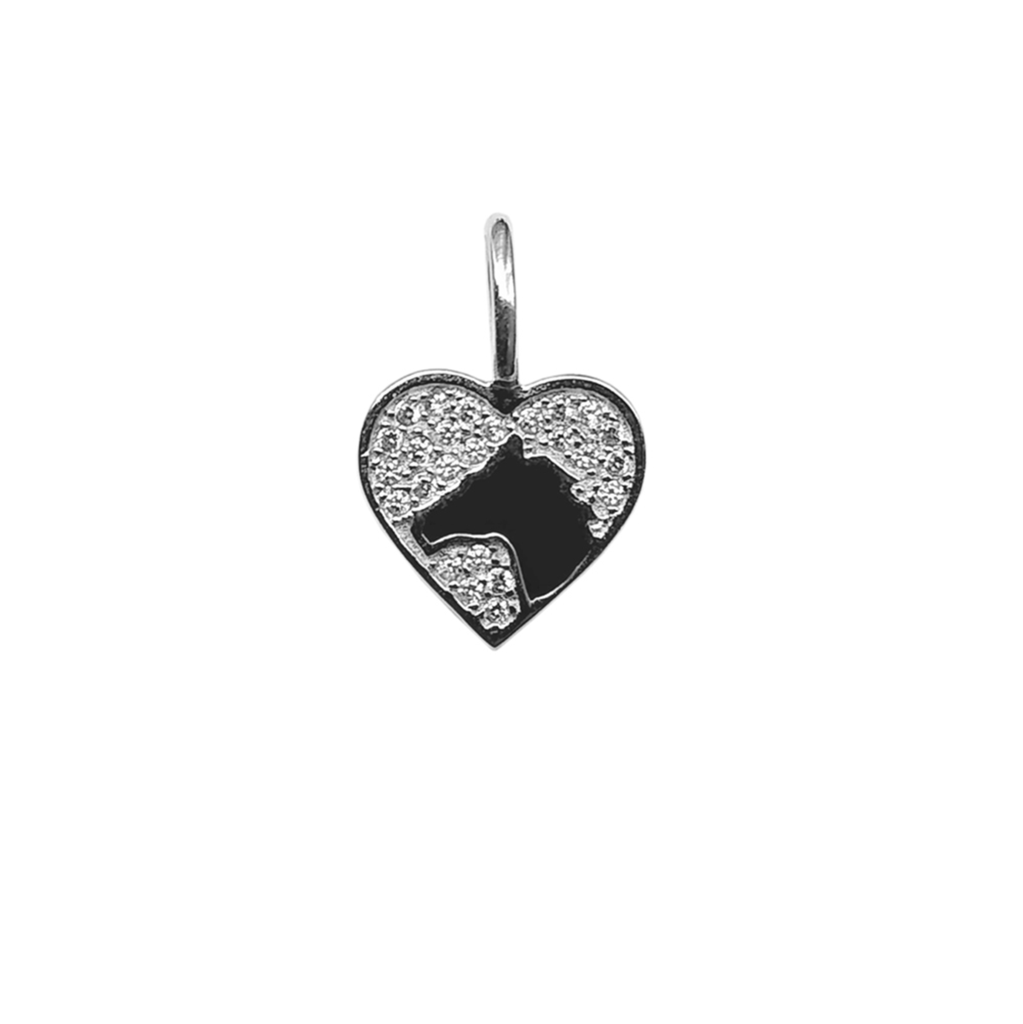 Crystal Heart With Horse Charm - Twinkle Twinkle Little One