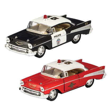 Fire & Police Chevrolet Bel Air Diecast Car - Twinkle Twinkle Little One