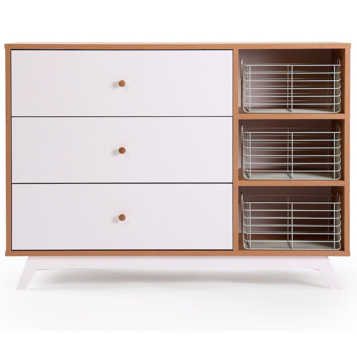 Dadada Central Park 3-Drawer + Two Shelves Dresser - Twinkle Twinkle Little One